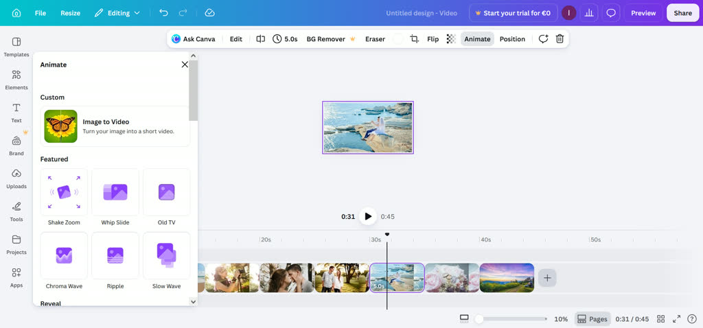 Canva screenshot