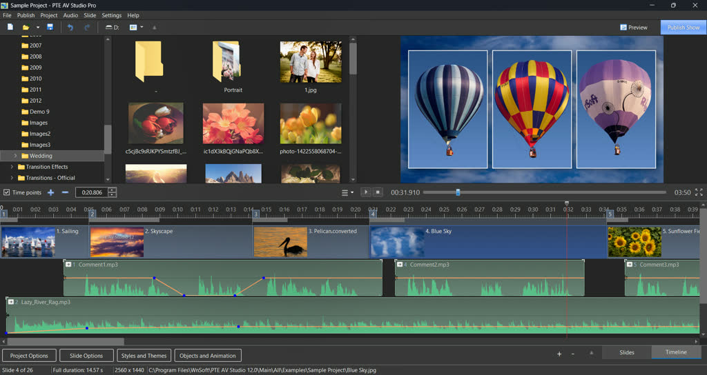 PTE AV Studio screenshot