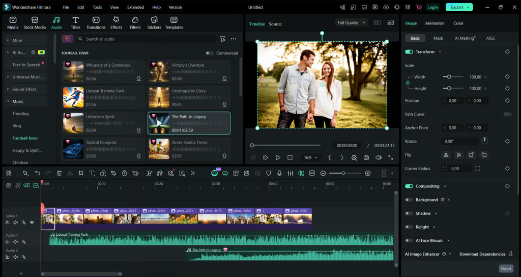 Wondershare Filmora screenshot