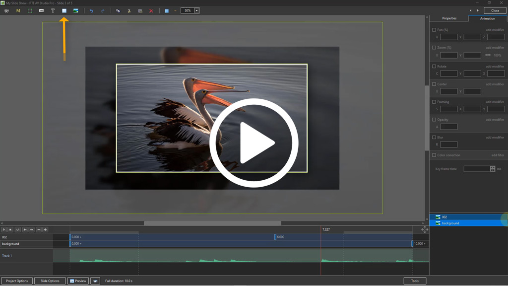 Objects and Animation Editor